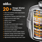 Addlux 20 stage + 3 Stage Shower Filter