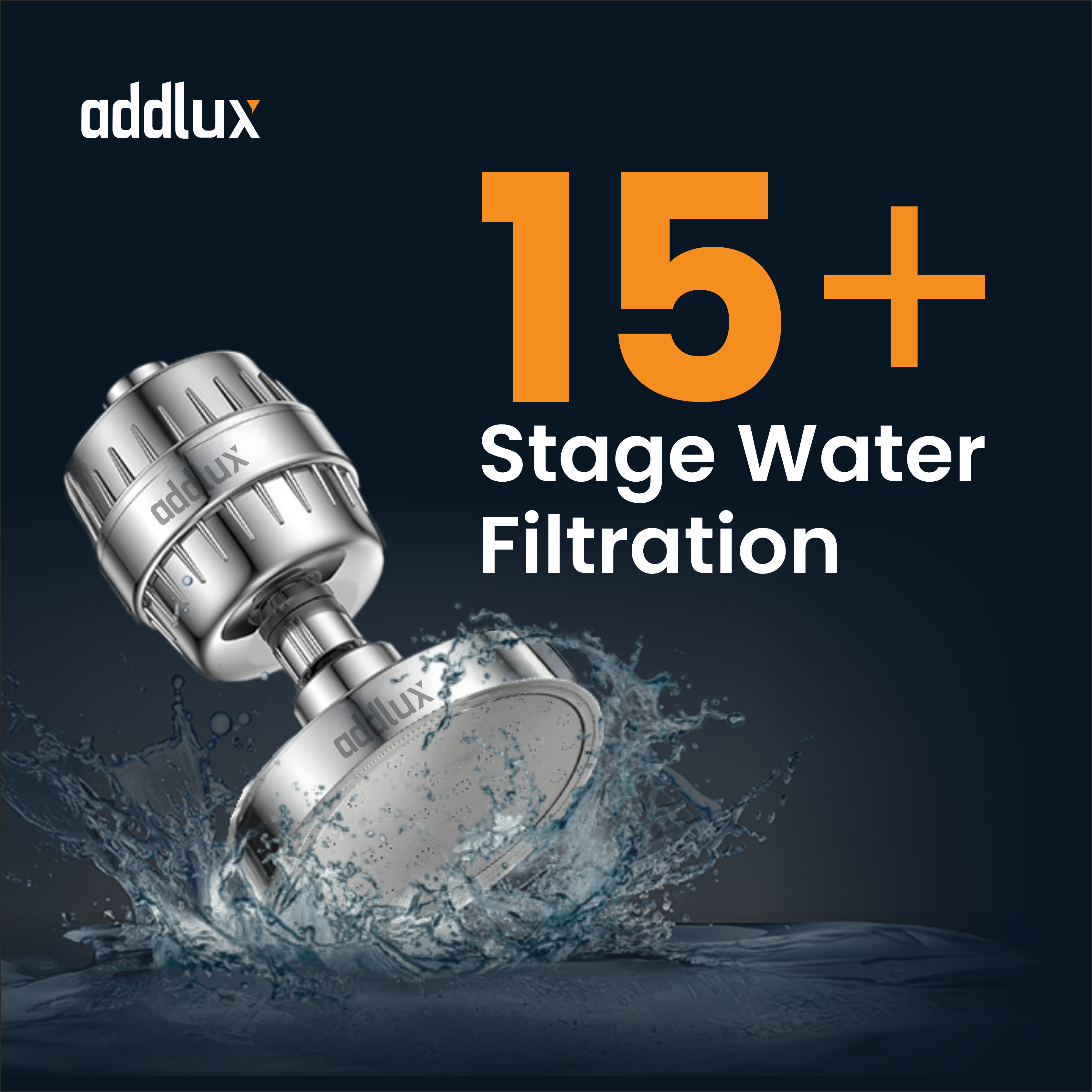 Addlux 15 stage + 3 Stage Shower Filter