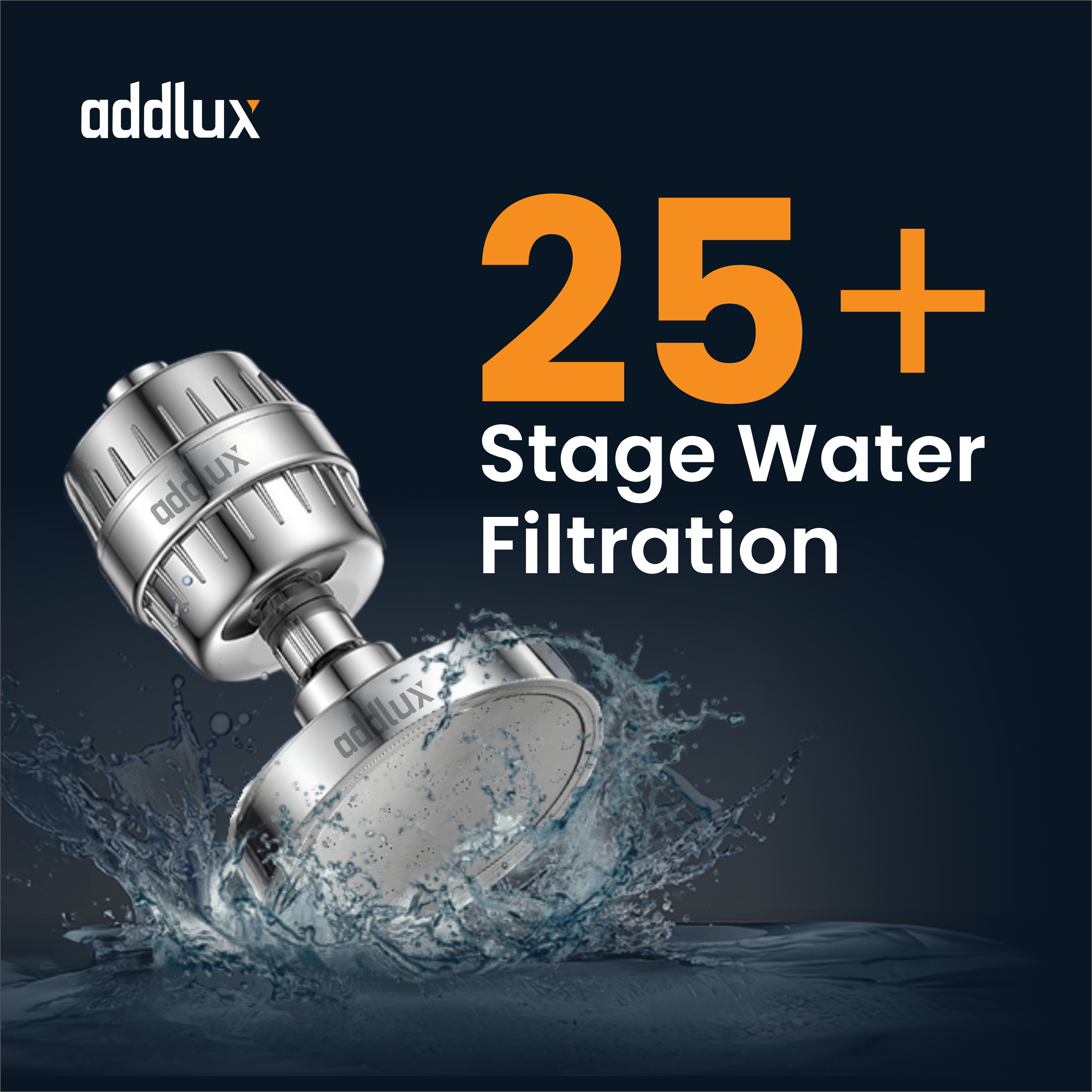 Addlux 25 stage + 3 Stage Premium Shower Filter
